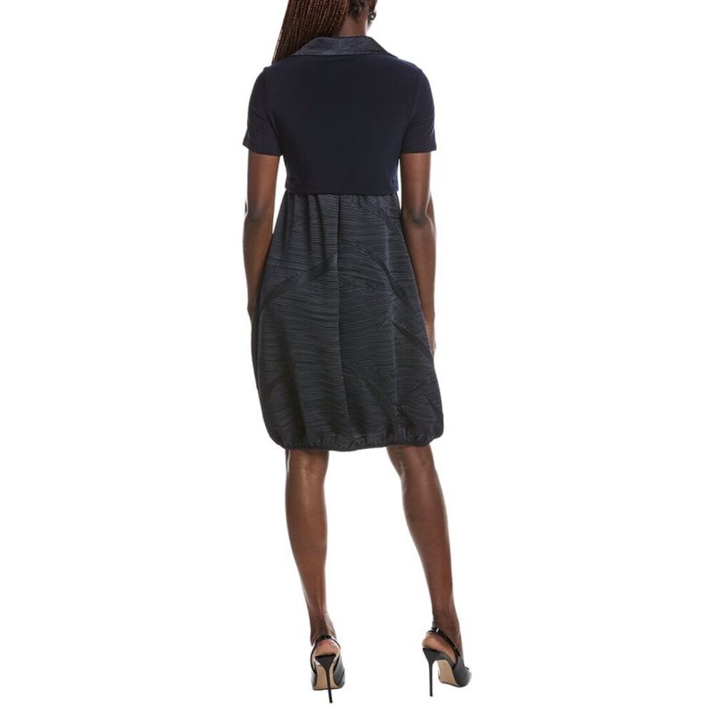 Joseph Ribkoff Womens  Textured Mini Dress, Blue - Picture 2 of 3